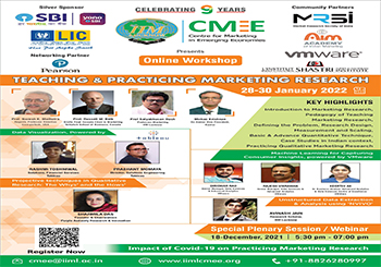 CMEEs Online Workshop on Teaching and Practicing Marketing Research